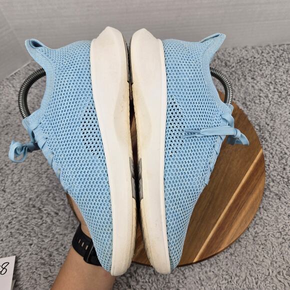 Vivaia Womens 37 Urban Sneaker Slider Mesh Light Blue Casual Lace Up Daily Light - Picture 7 of 13